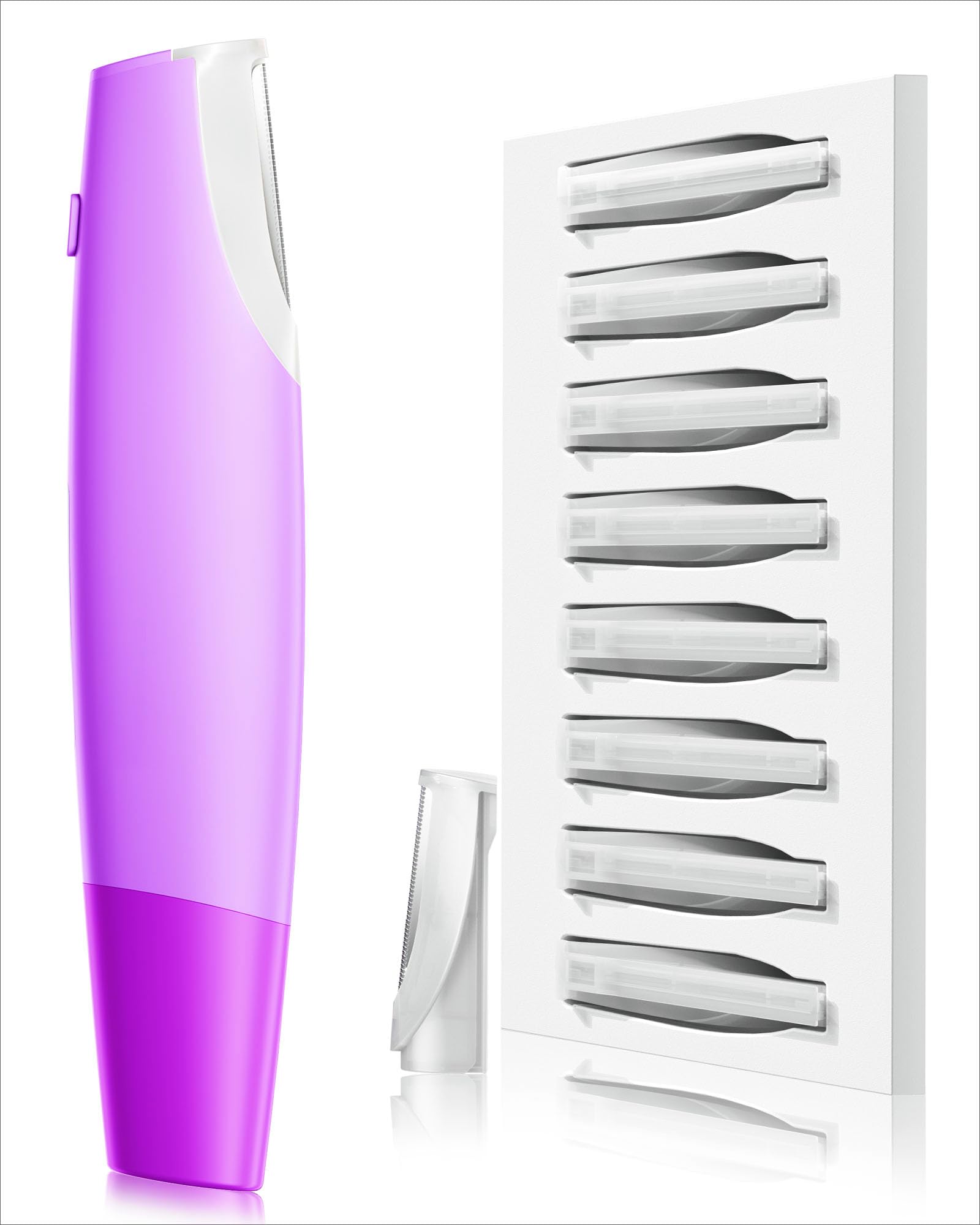 Sonic Dermaplaning Tool for Women Face, Silky-Smooth Dermaplane Razor Set