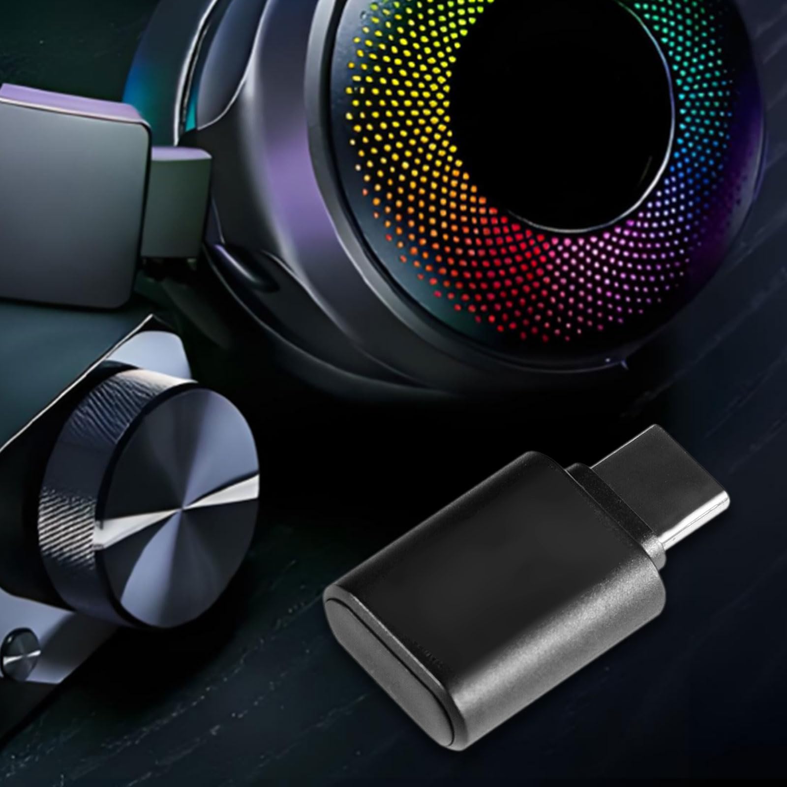 Ricevitore audio USB istantaneo per cuffie 2.4GHz reattivo 20ms latenza dispositivo multiplo per ricevitore cuffie