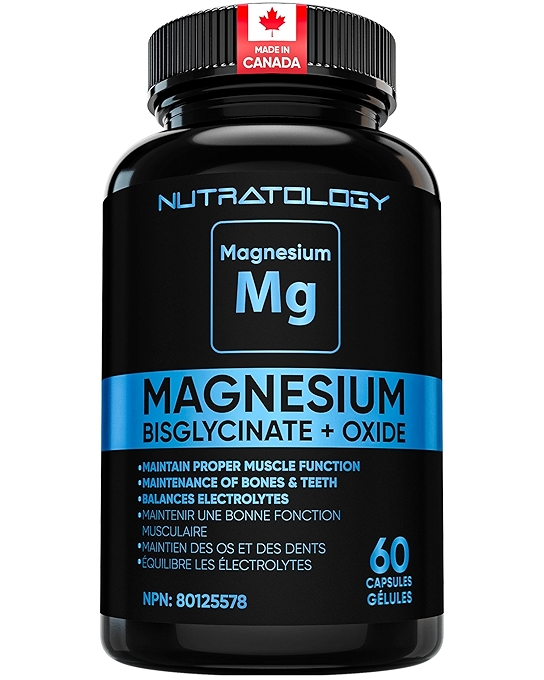 Magnesium Bisglycinate & Oxide – Muscle Relaxation & Sleep Support Capsules