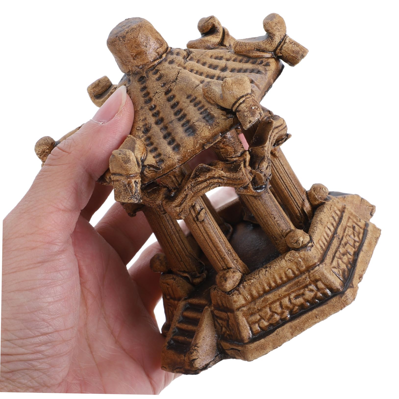 BESPORTBLE Decorazione per Acquari Pagoda in Statua Miniatura Compatta per Paesaggio Zen Ornamento per Acquari