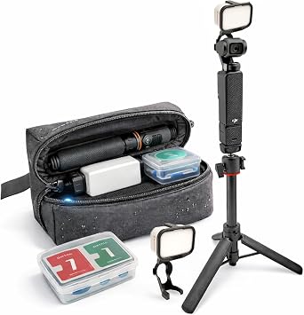 Zacuto Clip-on Light for DJI Osmo Pocket 3 Light + Travel Bundle