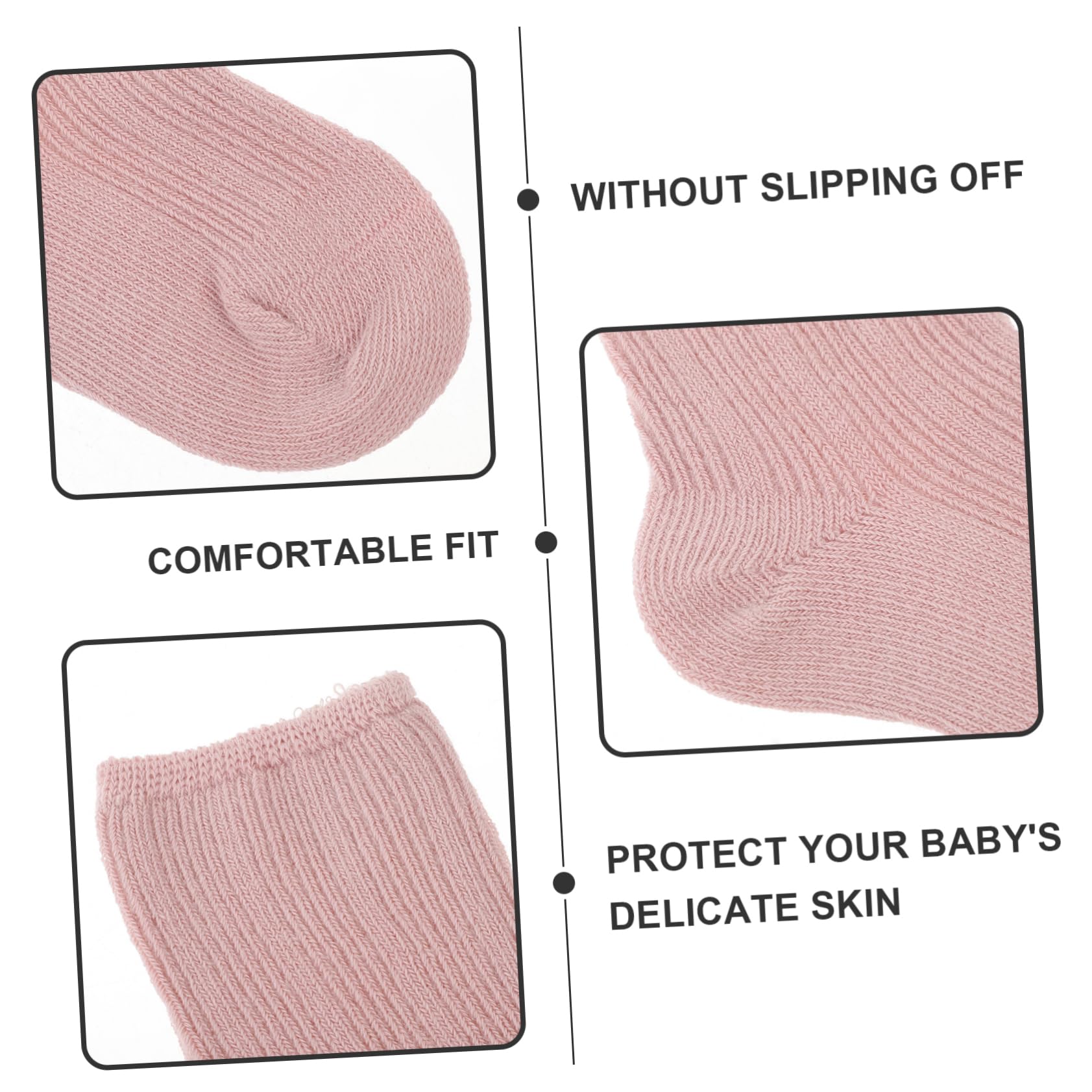 Hohopeti Baby Socks Set 3 Pairs Newborn to Toddler Christmas Theme Warm Winter Socks for Boys Girls