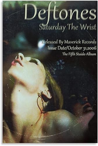 DEFTONES - Póster de Saturday The Wrist de 12 x 18 pulgadas decoración de habitación sin marco póster estético vintage diseño retro decoración de