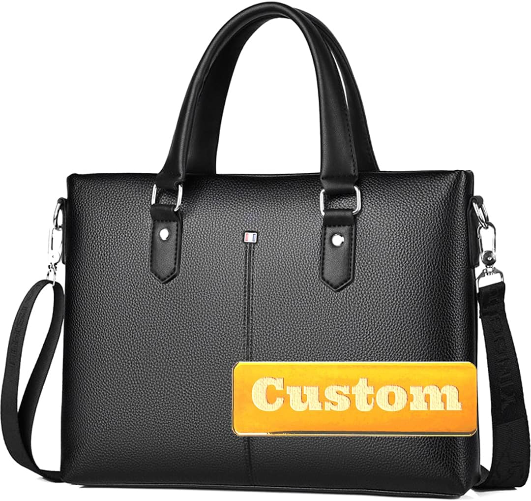custom leather briefcase