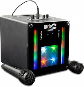 RockJam singcube - Máquina de Karaoke Bluetooth Recargable de 5 vatios con…