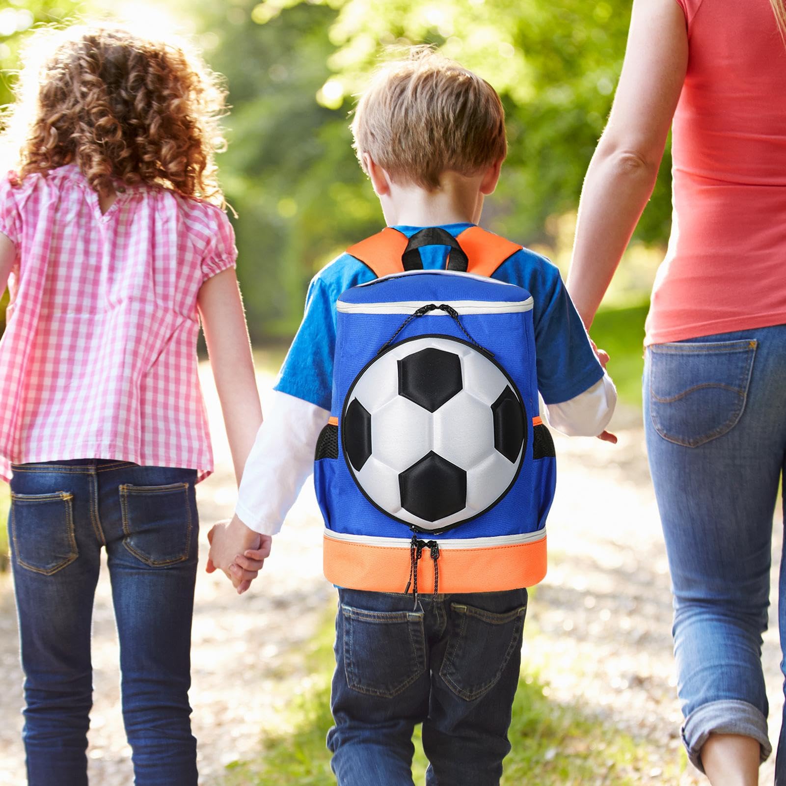 Zaino per palloni da calcio, zaino da calcio, grande capacità, con scomparto per palline e scarpe, zaino sportivo