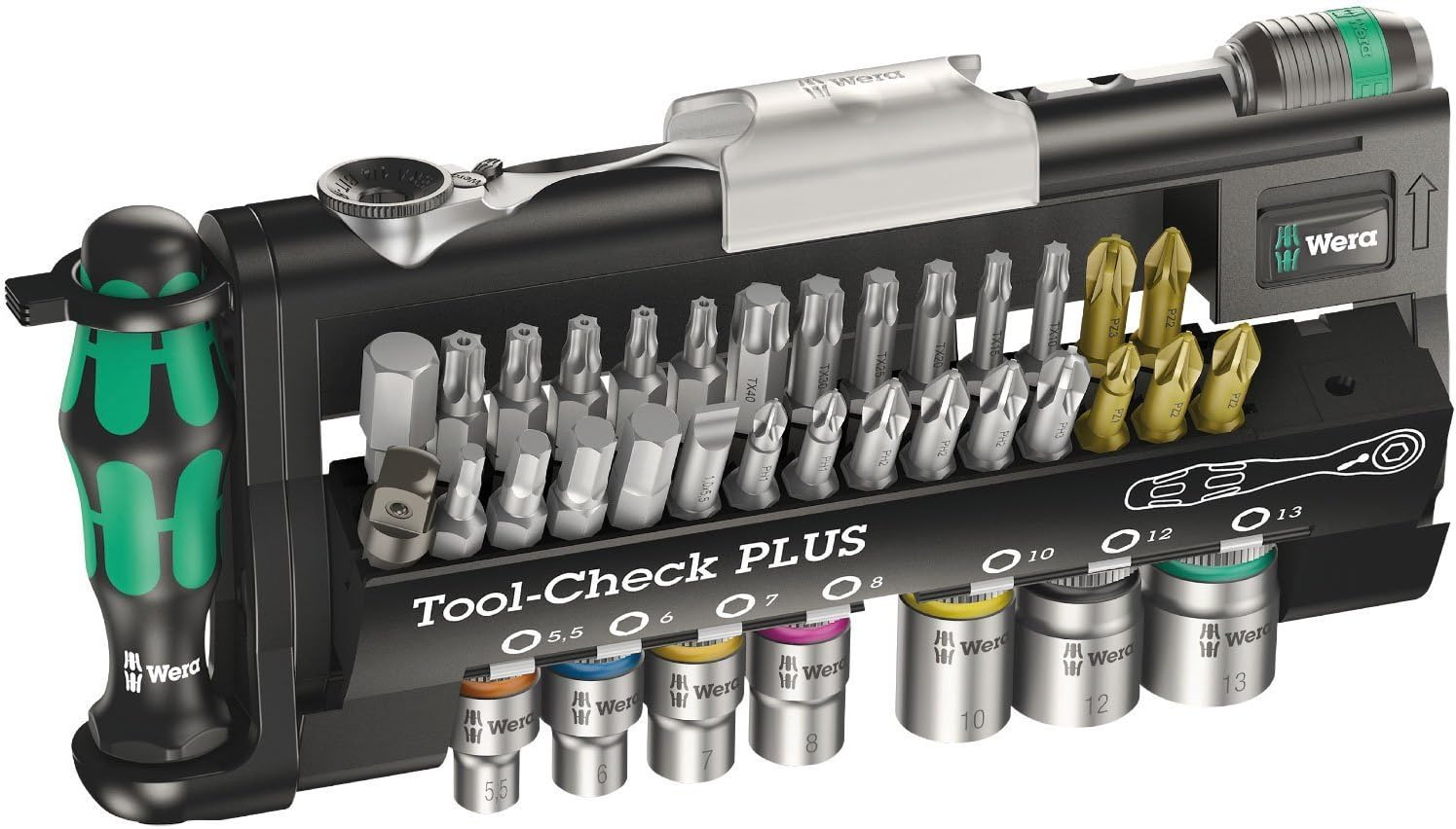 05056490001 Tool-Check Plus Tool Set, 39 piece 1 Black
