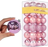 Vista 99 de Esferas de Navidad plateadas grandes de 4 pulgadas, inastillables, adornos colgantes para árbol de Navidad, cumpleaños, Halloween, fiestas