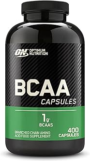 Optimum Nutrition BCAA Capsules, Amino Acids Tablets, 1000 mg of Essential Amino Acids BCAAs with L-Leucine, L-Isoleucine and L-Valine, Unflavoured, BCAA Supplements, 200 Servings, 400 Capsules