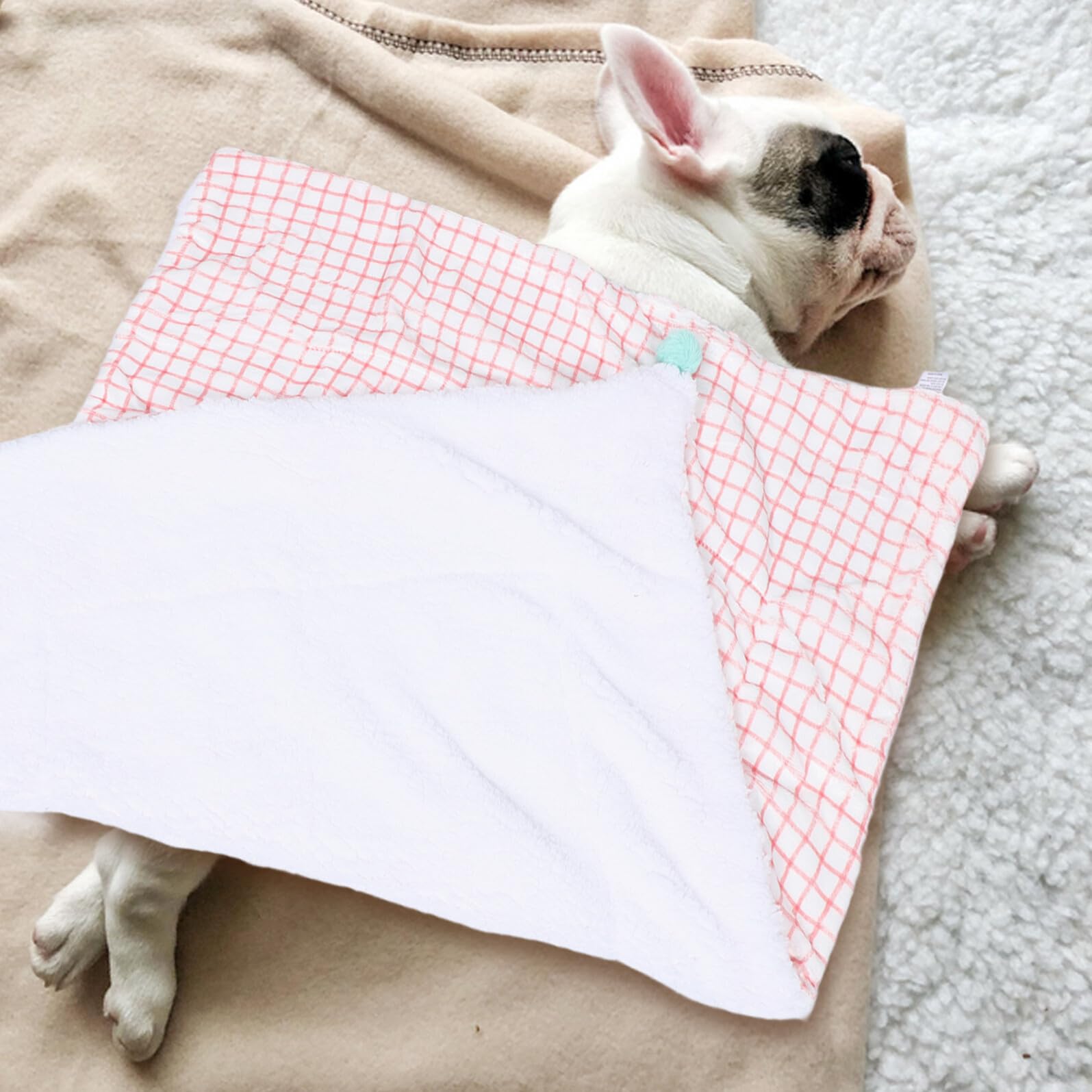 Coperta Spessa per Cani e Gatti Morbida e Calda per Animali Domestici Lavabile e Riutilizzabile Adatta per Letto Divano e Gabbia per Piccoli Animali e Cuccioli