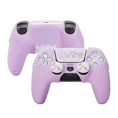 GeekShare Compatible with ps5 Controller Skin Set Silicone Protective Shell for Gaming Consoles Wireless Controller Sweet Ice Cream