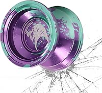 Vista 4 de Yoyo - Bola de aleación de aluminio, juguete profesional de bola Yoyo con guante de cuerda para niños y adultos, regalo de cumpleaños (verde) Yoyo