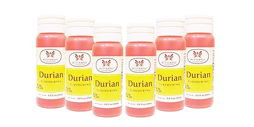 Vista 17 de Pasta de extracto aromatizante de mariposa, 0.8 fl oz (banana, paquete de 6) – Extracto concentrado de plátano para hornear y bebidas; emulsión