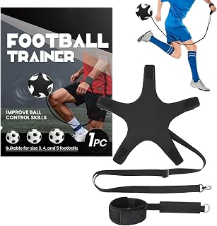Soccer Ball Kick Trainer – Modern, Exercise Gear String, Adjustable Wristband Football Training, Aid Boys Girls Indoor Backyard | Boys Girls Indoor Backyard School Gym Park Portable