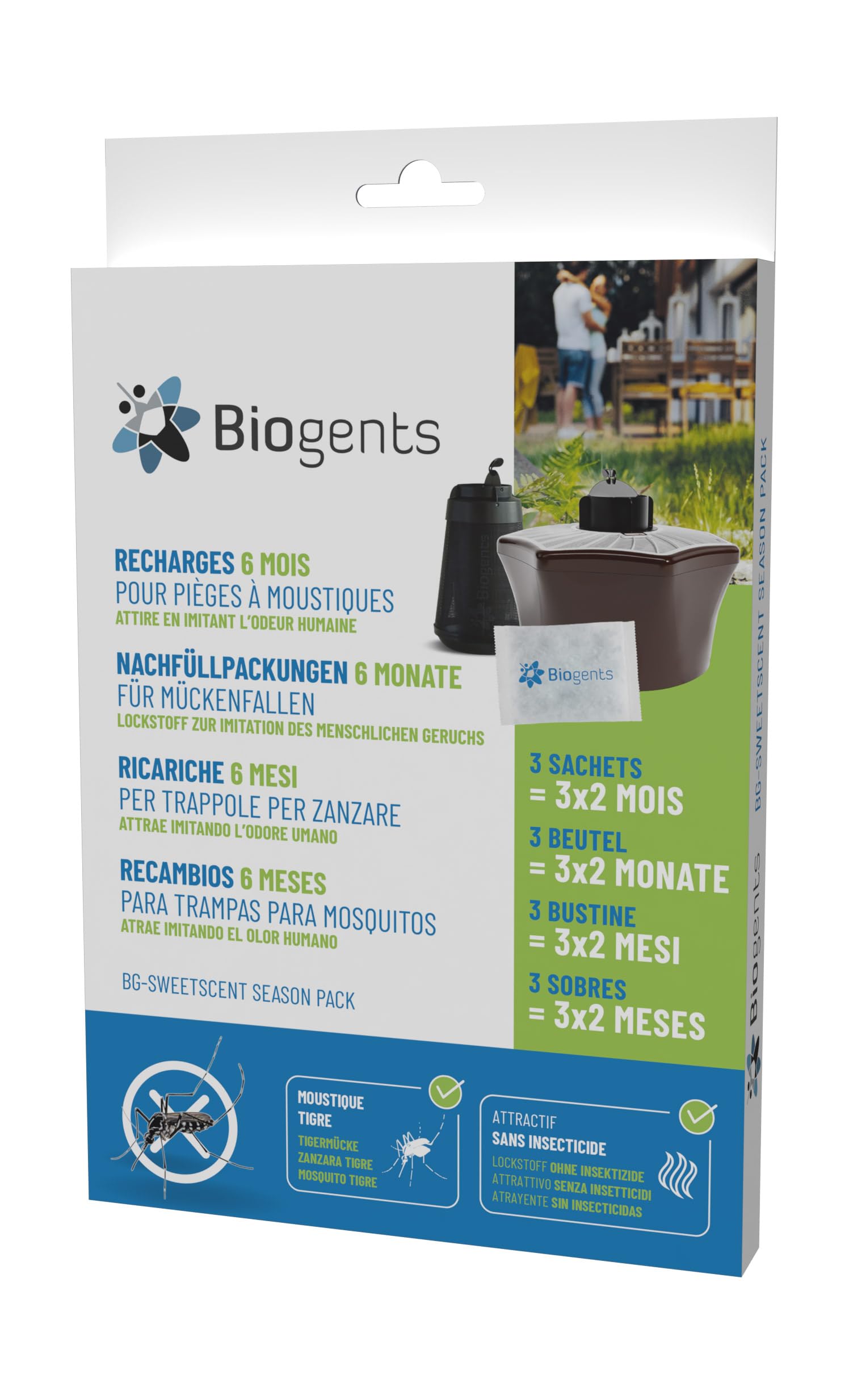 Biogents-Sweetscent Lockstoff (6 Monate Nachfüllpackung) 1 Stück