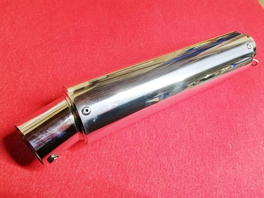 ワルツ機械　サイレンサー　50.8 Amazon | サイレンサー 50．8メッキcin 汎用エンデ マフラー 筒