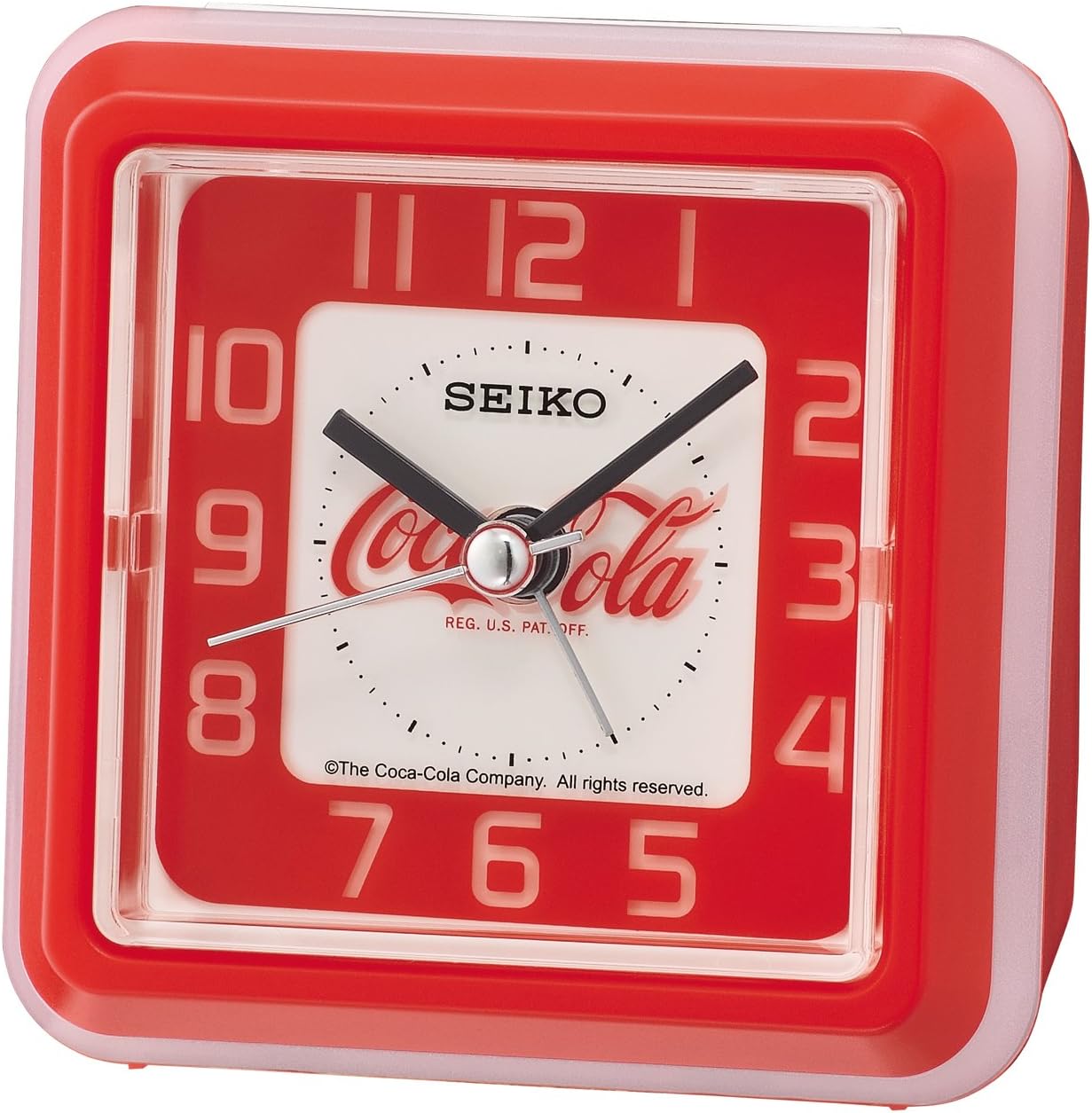 Seiko CocaCola Beep Alarm Clock, Red, 11 x 5.4 x 9.8 cm Amazon.co.uk