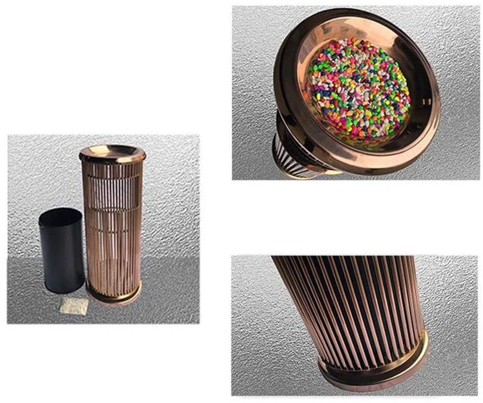 Pattumiera – Design moderno Pattumiera In Acciaio Inossidabile Con Fusto Interno Posacenere In Piedi Secchio for Rifiuti Cestino for for Ufficio All'aperto for Bagno Dell'hotel Pattumiera Multipat