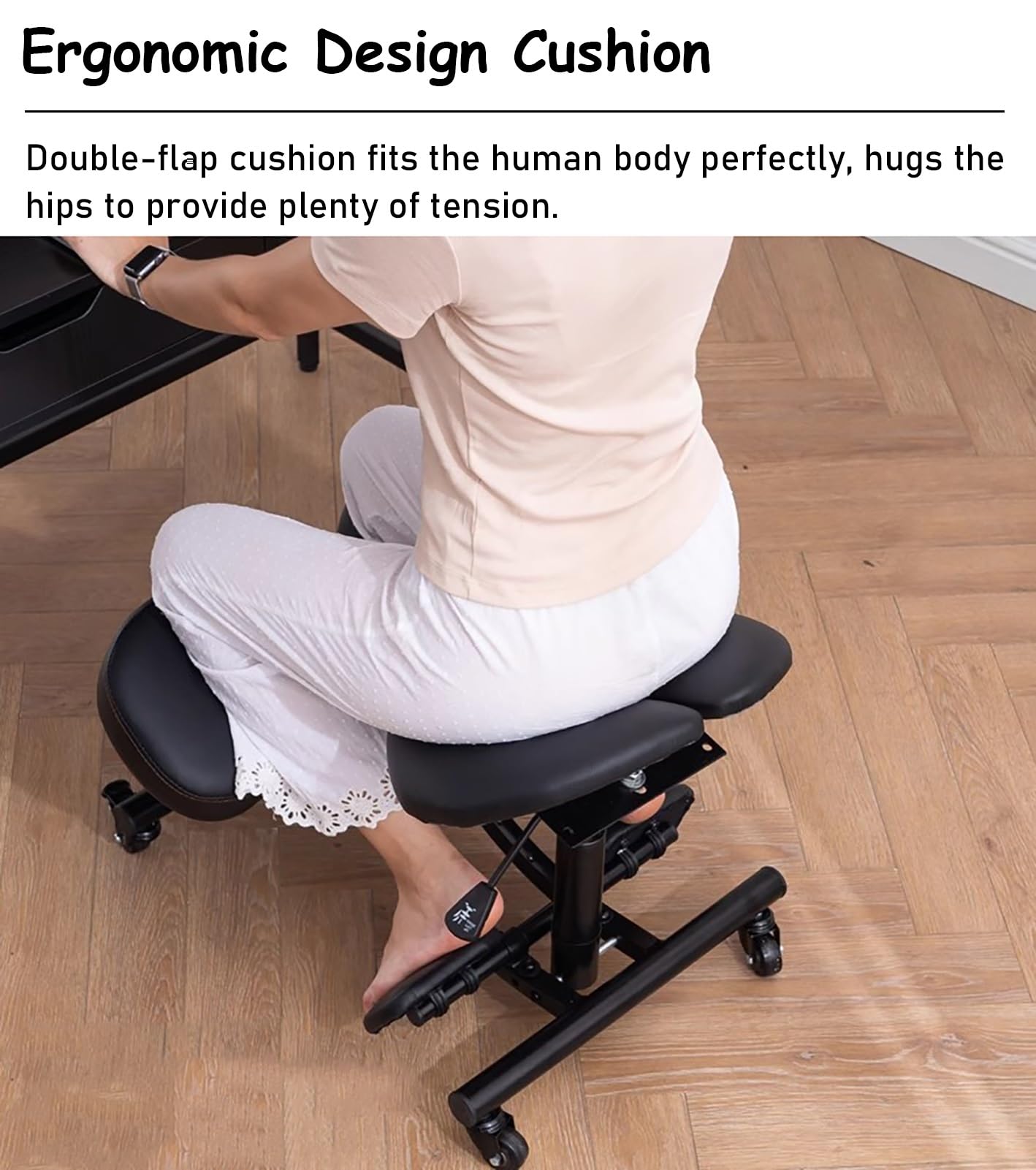 Chaise Ergo Avec Support Genoux - Posture Parfaite !