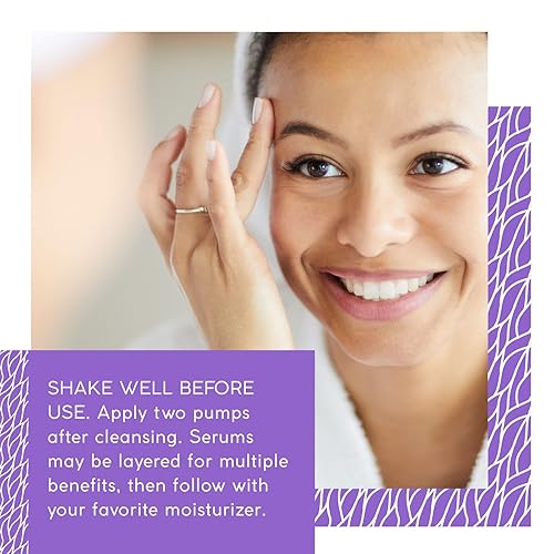 Miniatura 3 de MyCHELLE Dermaceuticals Peptide+ Suero antiarrugas - Suero antienvejecimiento con péptidos y células madre de plantas de argán para ayudar a