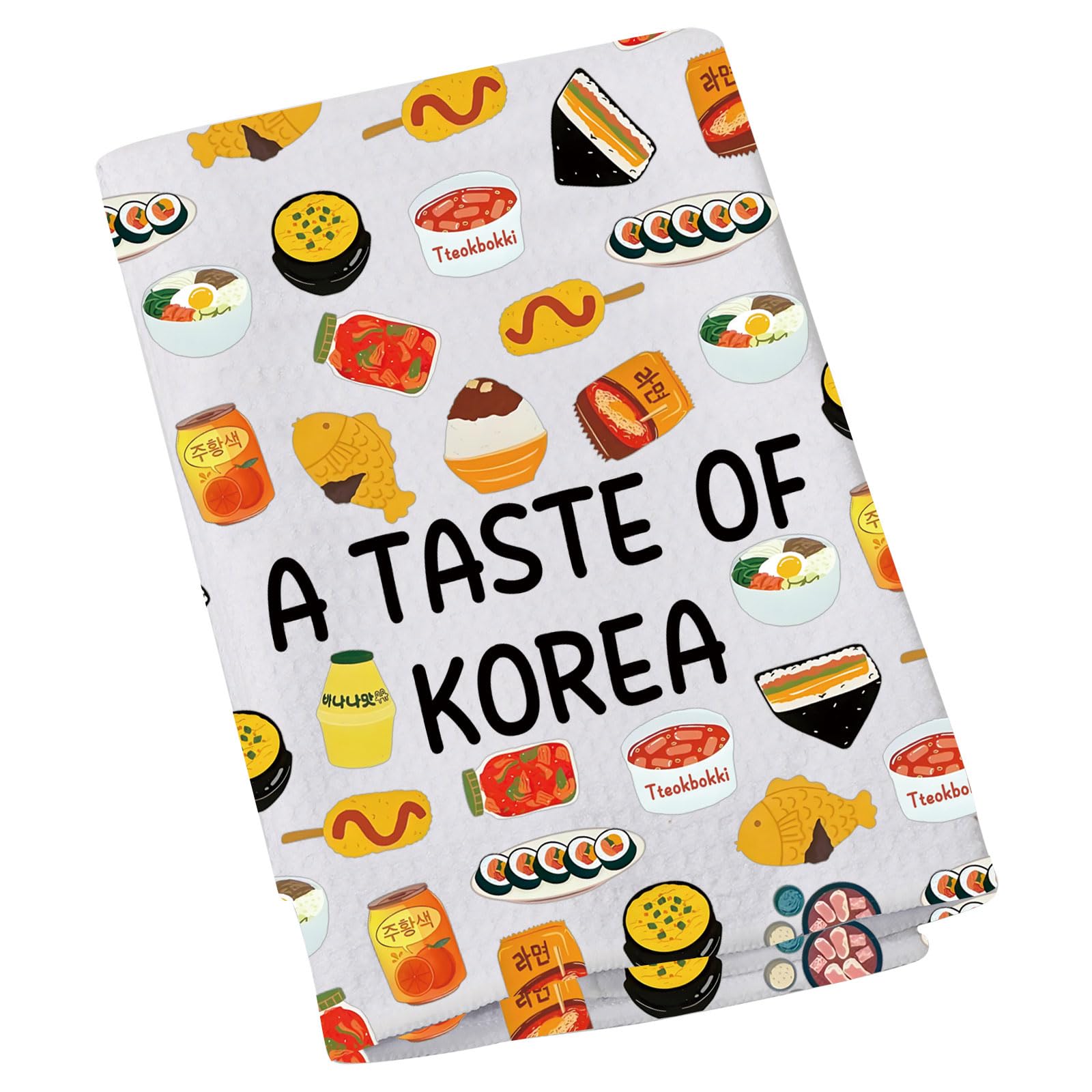 Torchon Coréen Tteokbokki cadeau crémaillère original pour ami BFF