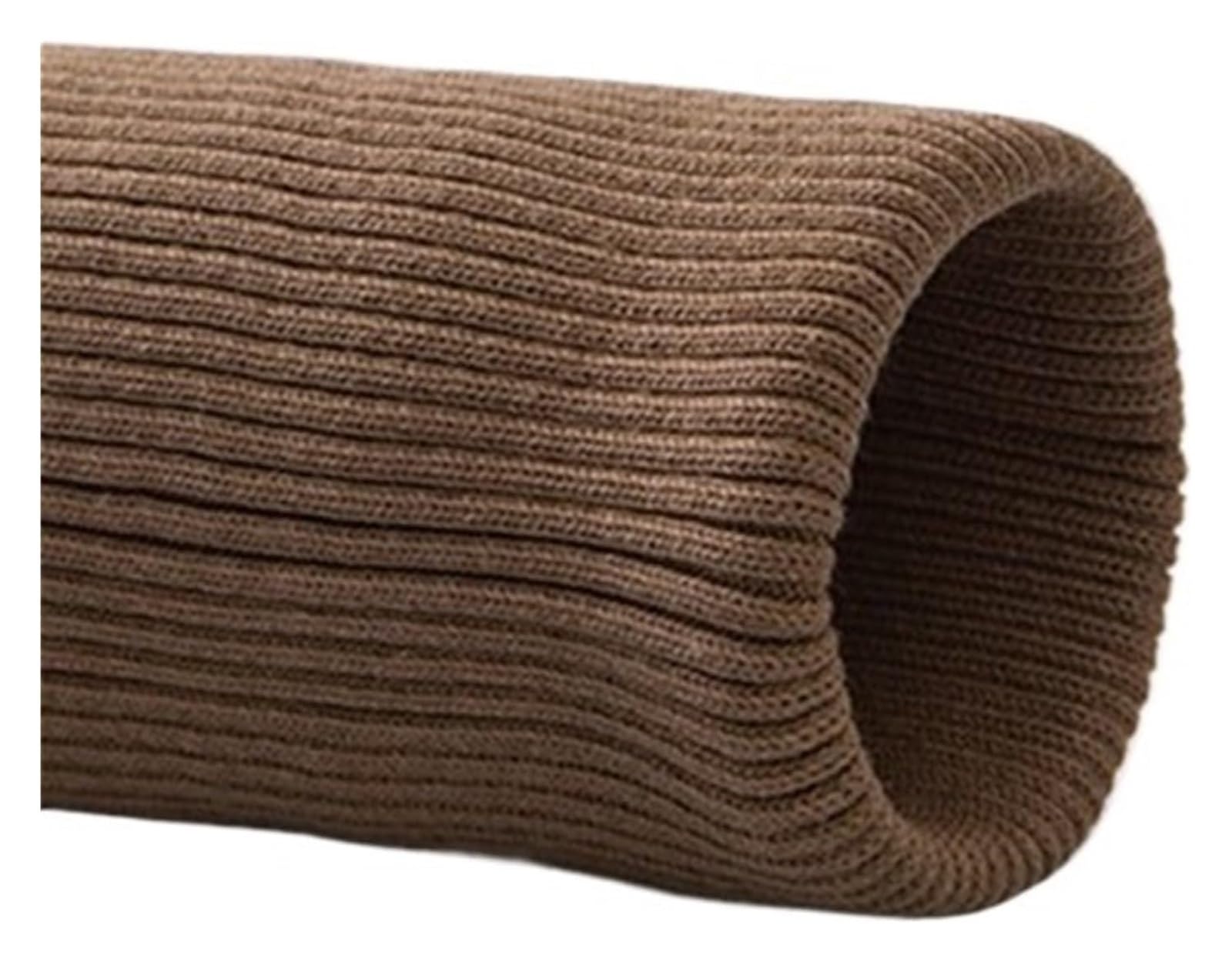 Rib Knit Cuff, Elastic Ribbed Cuffs Knitted Cuff Trims Fabric DIY Clothing Hem Multicolor(Coffee)