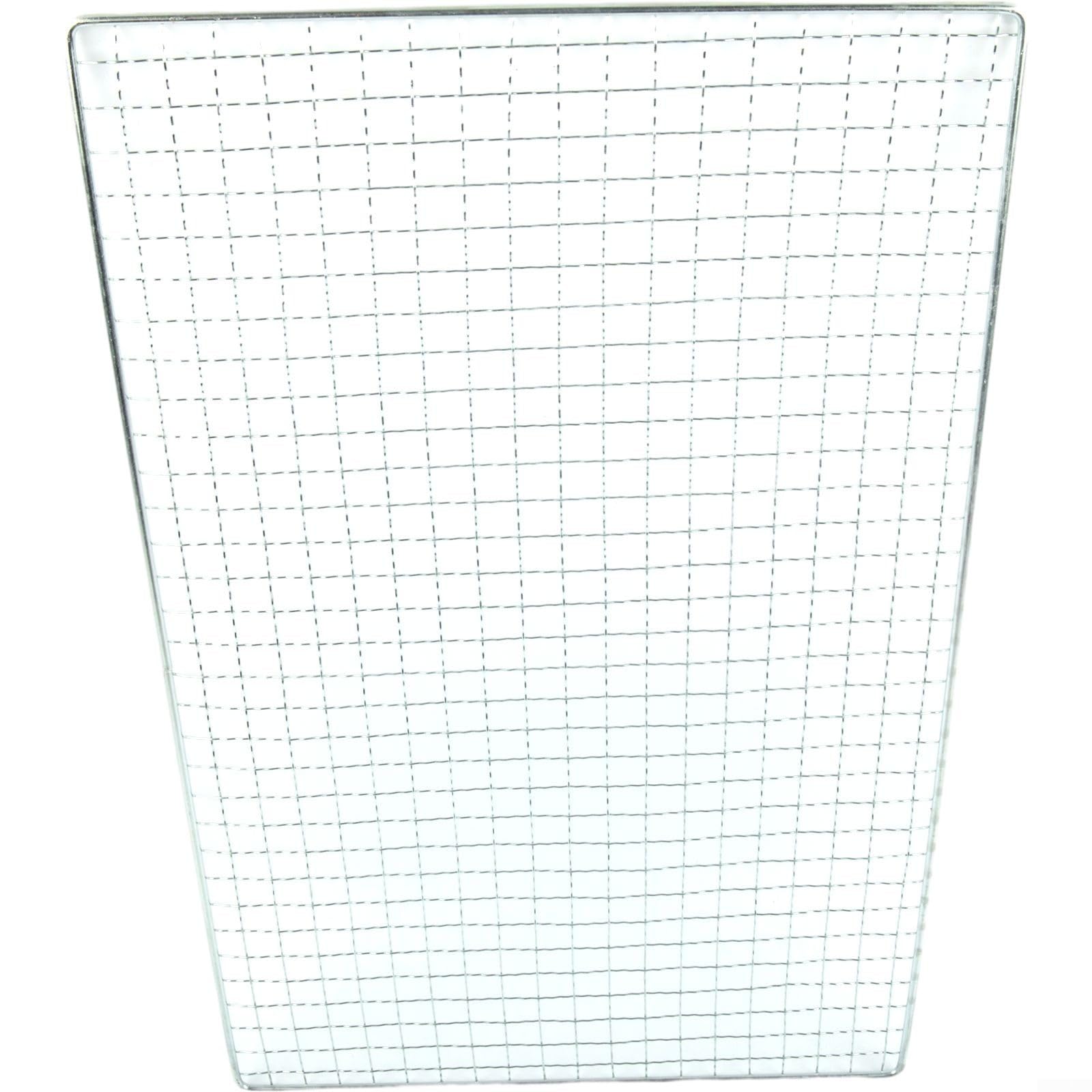 Stainless Steel BBQ Grate for Beef, Chicken, Fish, and Vegetables (40x25cm)