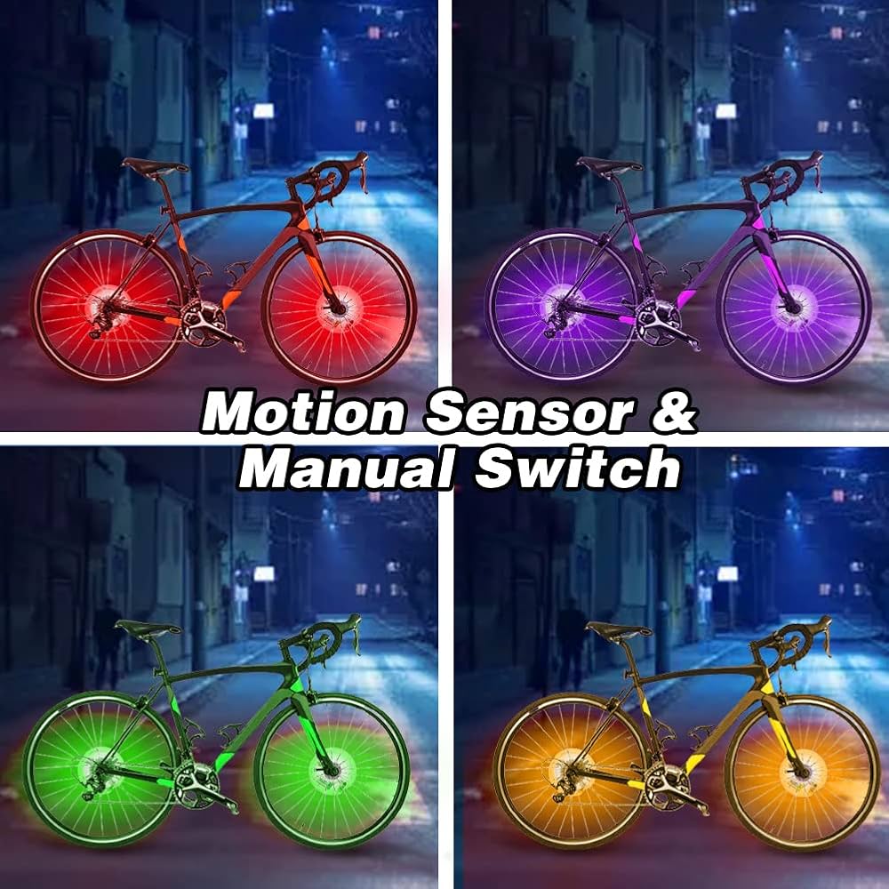 20 LED Bicycle Lights Mountain Bike Light Cycling Spoke Wheel Lamp Bike Accessories-in Bicycle