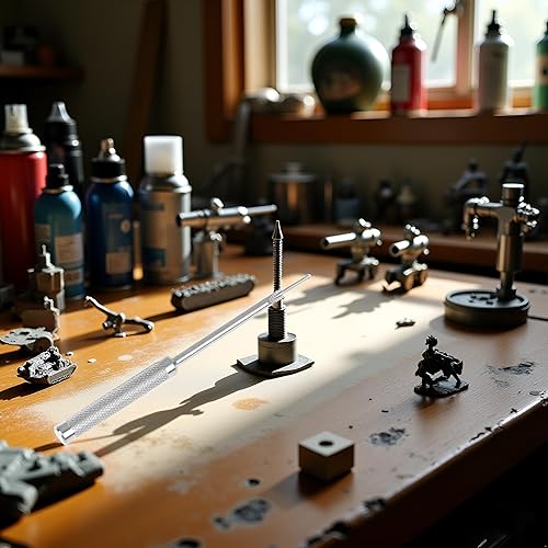 Miniatura 4 de JJLFresheners Herramienta de reparación de repuesto de tornillo de tuerca o válvula de embalaje de aguja, accesorios de aerógrafo para pistola de