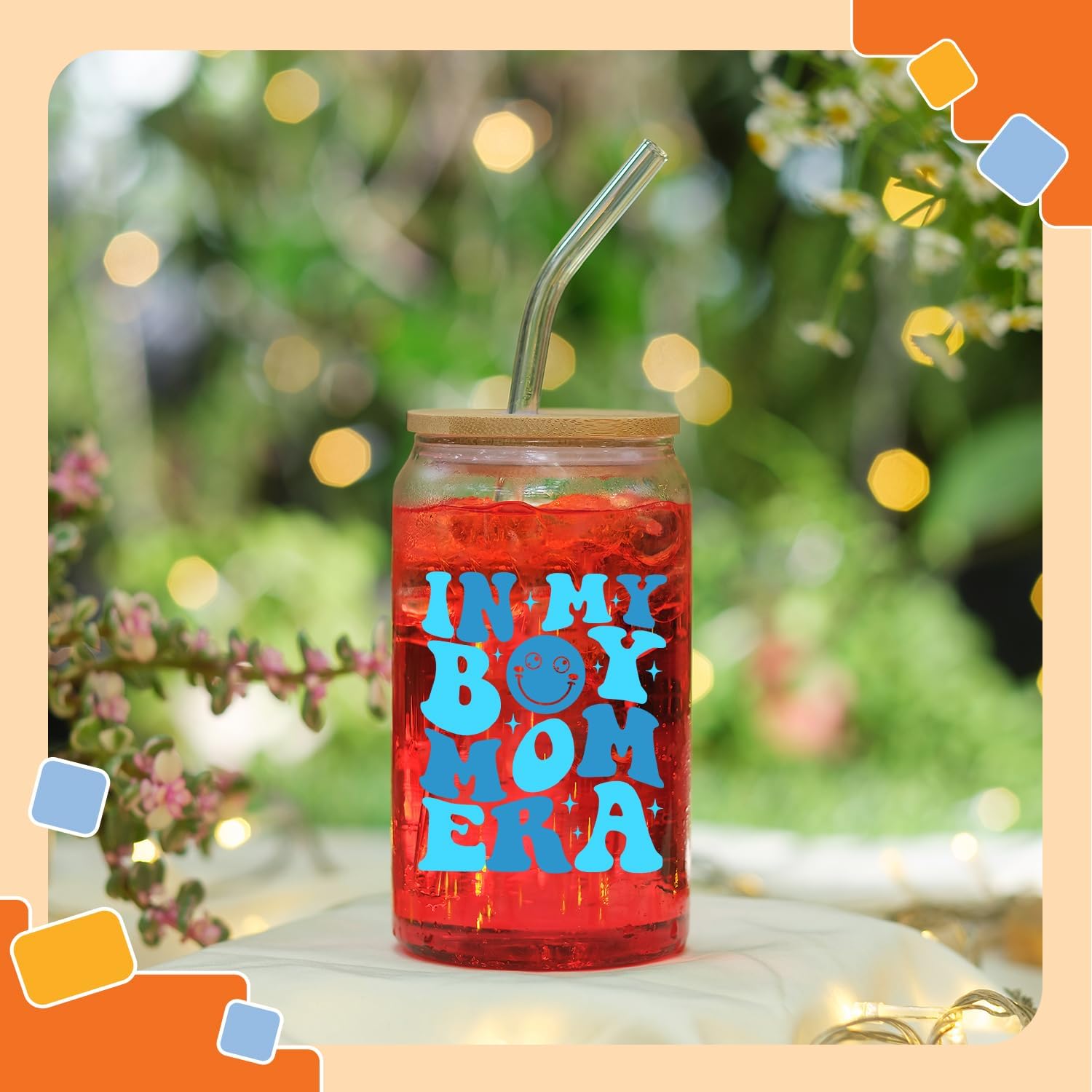 NewEleven Gifts For Mom, New Mother - Gifts For a Mom of Boys, Pregnant Mother, Expecting Momomy, Mama, Moms To Be, Mommy To Be - 16 Oz Coffee Glass - Image 3