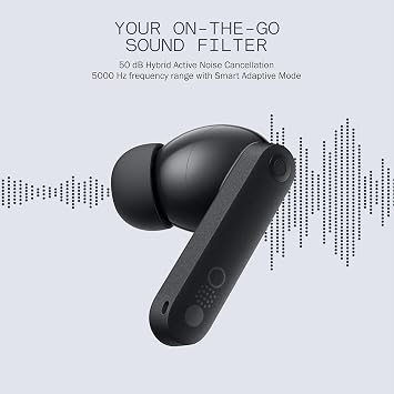 CMF Buds Pro 2 Wireless Earbuds with Smart Dial, 50dB Hybrid Noise Cancelling Earbuds Wireless Bluetooth 5.3, 11mm Bass with LDAC, 6 Hi-Res Audio Mics, 43H Playtime, Fast Charging Case, Blue