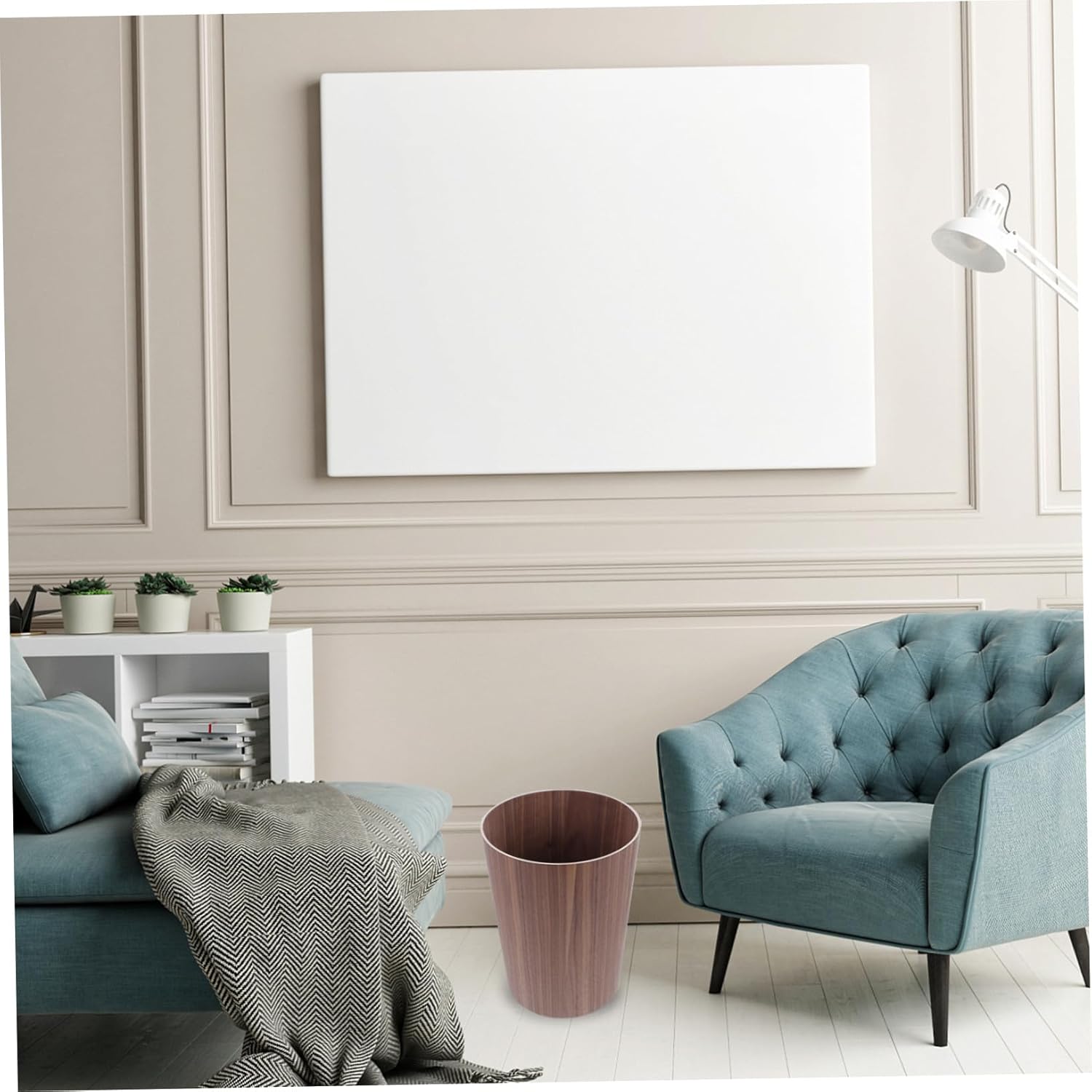 Luxshiny 木製ゴミ箱 大容量 環境に優しい無臭素材 家用リビングおしゃれダ