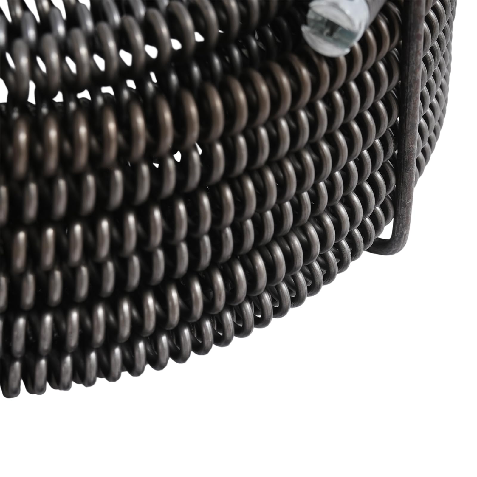 16mm Frühlingsspirale Rohrreinigungsspiralen-Set 4 Abschnitte 4,9m + 1 Abschnitt 2,5m 65 Manganstahl Abflussreiniger Spirale für Rohrreinigungsgerät Rohrreiniger Rohrreinigungsmaschine Abflussreiniger