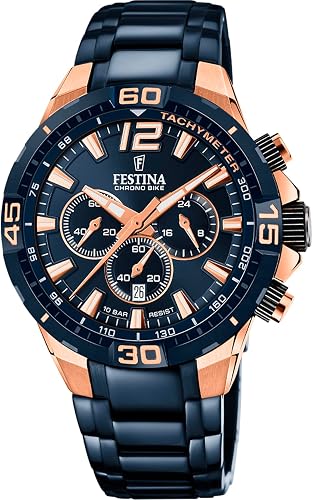 Festina Montre Homme Analogique en Acier Inoxydable 316L …