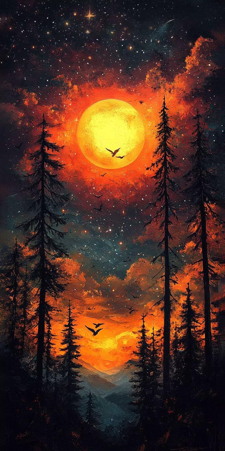 Stelle Dipingere con i Numeri 90x180cm Pittura Acrilica Luna, k-437