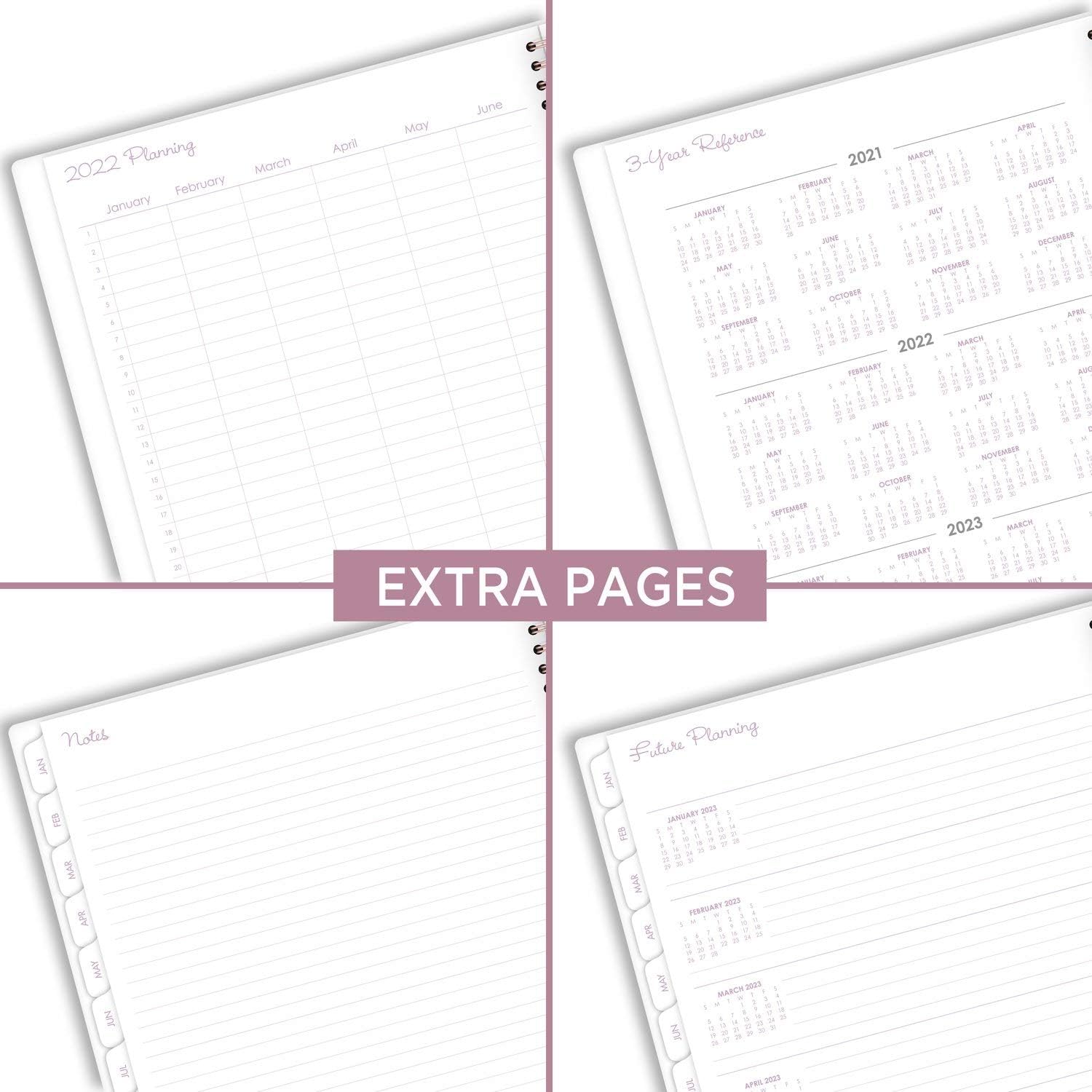 Cambridge 2022 Weekly & Monthly Planner by Cambridge, 8-1/2" x 11", Large, Mina (1134-905-22)