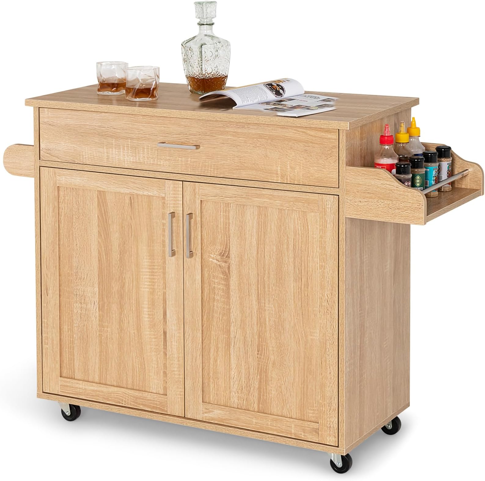 KOMFOTTEU Scaffale per vino da parete, scaffale per bottiglie in legno con telaio metallico, scaffale decorativo da parete con portabicchieri per bicchieri, portabottiglie per bar, cucina, soggiorno
