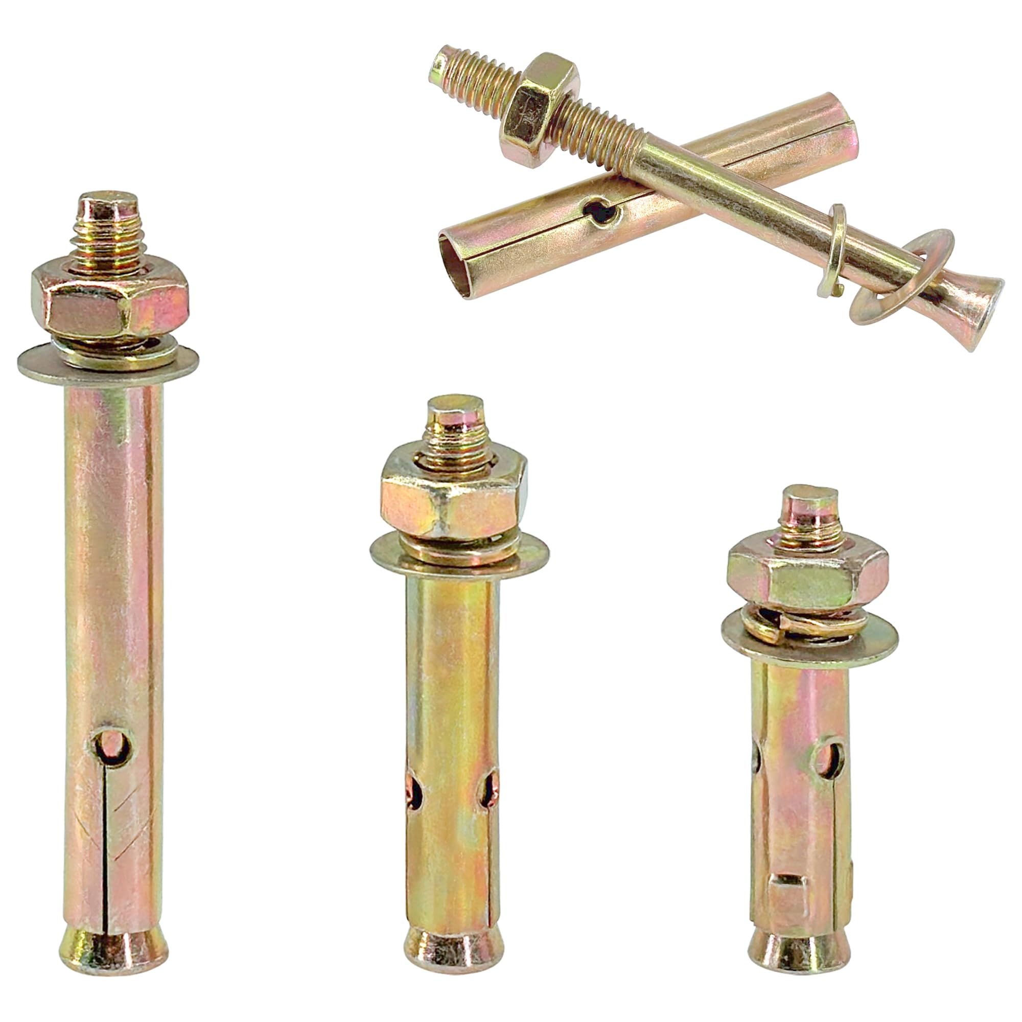 12 PCS Heavy Duty Expansion Bolts - Concrete Anchor Bolts (M8)
