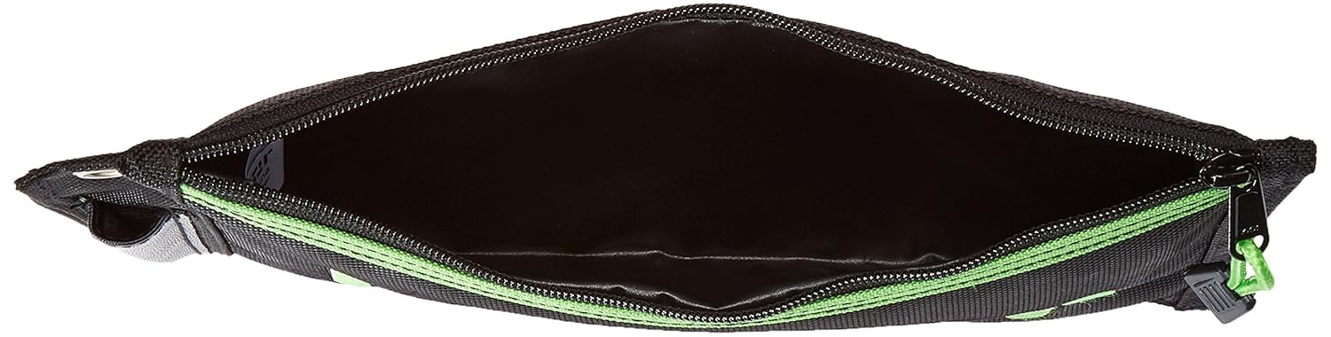 Hilmor Zipper Pouch, Waterproof Storage Bag for Small HVAC Tools & Accessories, Black & Green, ZP 1839081