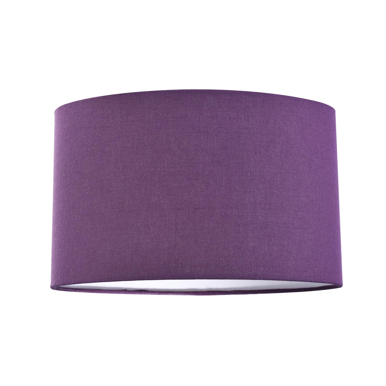 Contemporary and Elegant Soft Lilac Linen Fabric Cylinder Lamp Shade for Wall Ceiling or Table - 18cm High 40w Maximum Suitable for The Home or Business by Happy Homewares — view 28