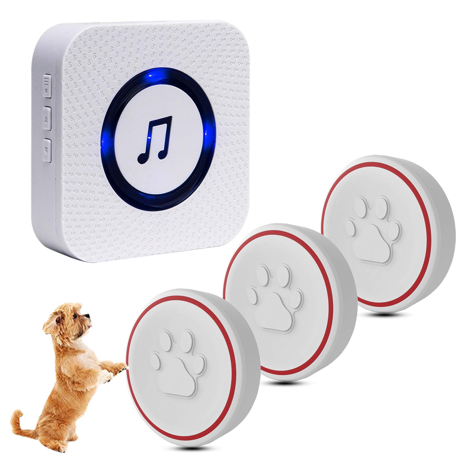 ChunHee Dog Doorbells for Potty TrainingWireless Dog Door Bell for Dog