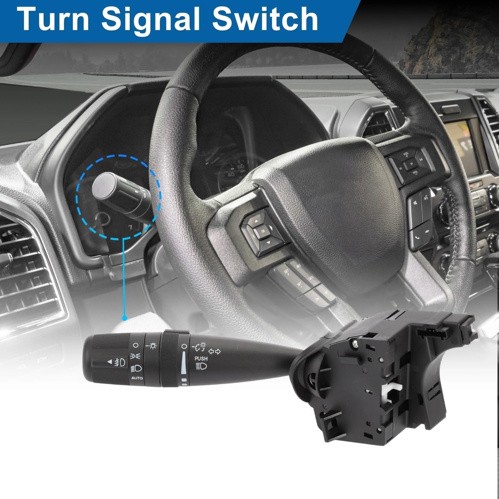 Interruptores Columna Dirección Para Jeep Para Commander | Interruptor multifunción del limpiaparabrisas de la palanca señal giro columna dirección 68015101AA
