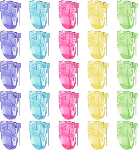 Feifeiya 25 Pcs Cubicle Clips Fabric Panel Cubicle Accessories Fabric