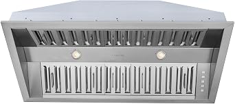 Hauslane Range Hood Insert 40" Convertible Heavy-duty 500-860 CFM 21" Deep