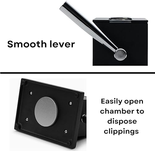 Miniatura 3 de Cigar Oasis - Cortador de puros de mesa de alta calidad, kit de accesorios esenciales para puros, cortador de cigarros de acero inoxidable con