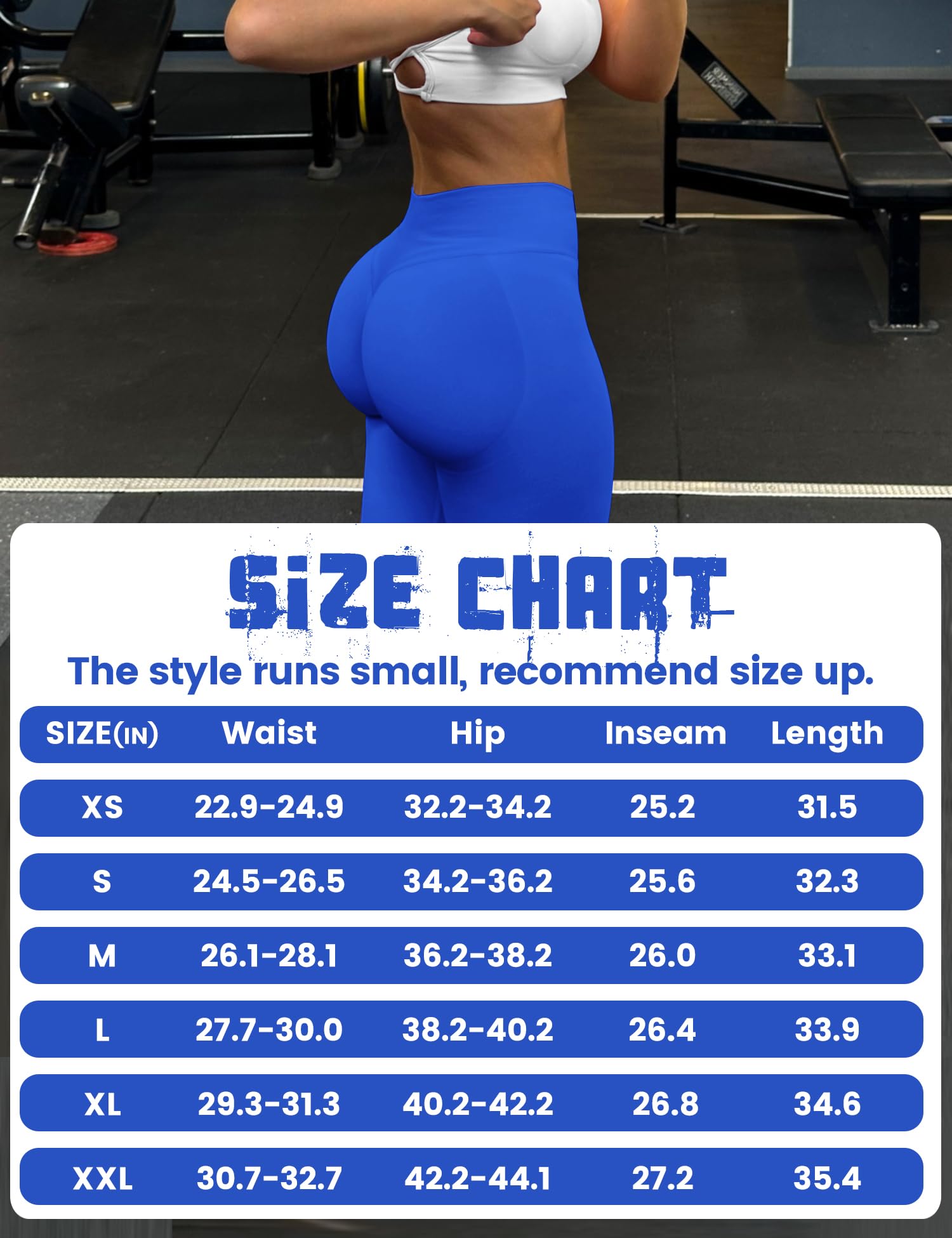 Leggings sin costuras con levantamiento de glúteos para mujer, leggings de entrenamiento para gimnasio, control de abdomen, pantalones de yoga
