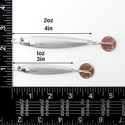 Miniatura 2 de Dr.Fish Plantillas de pesca Cuchara de jigging Cuchara de agua salada Señuelo de pesca Casting Cuchara de metal Surf Pesca Caballa Striper Señuelos