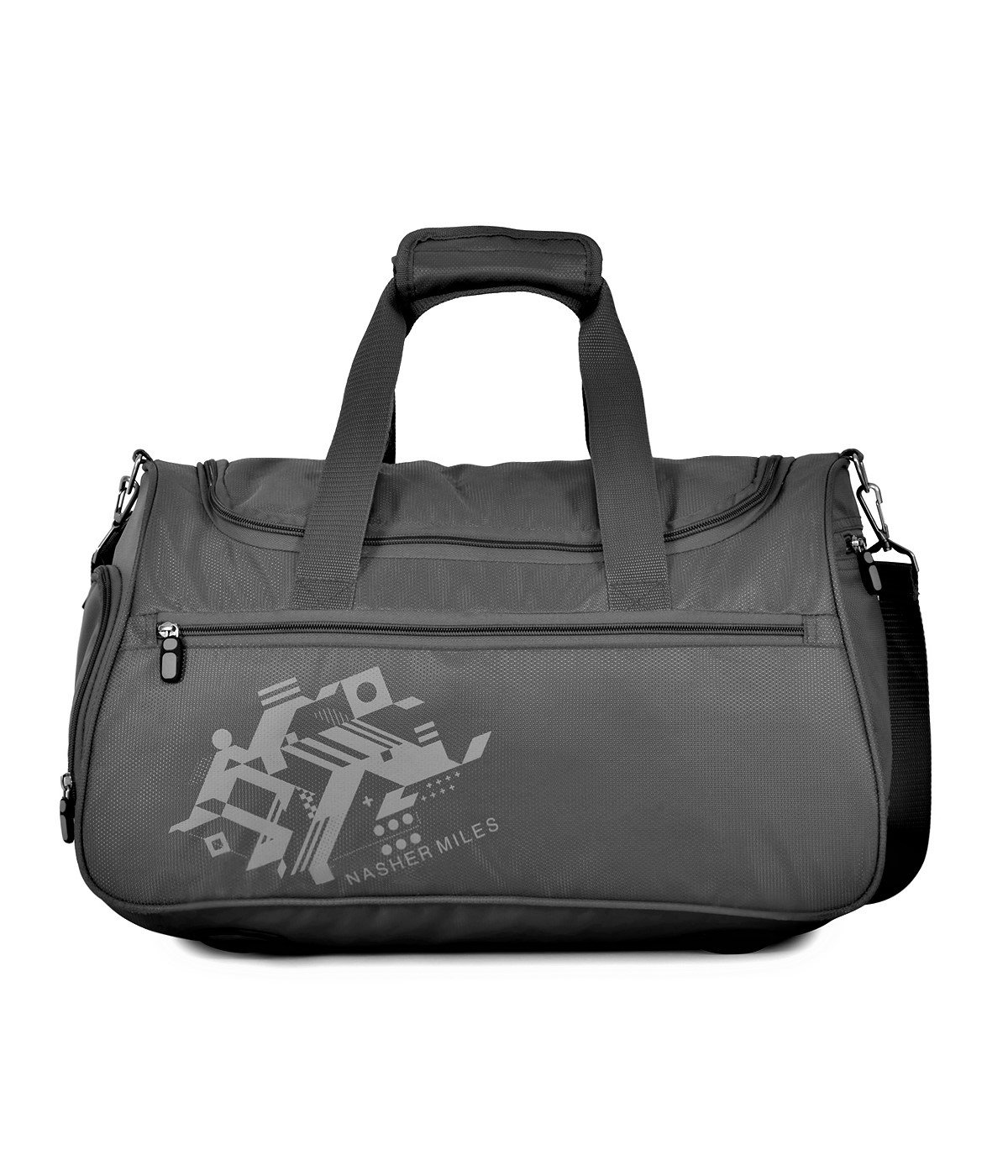 Nasher Miles Flanders Polyester 49CM Soft-Sided Gym/Duffle Bag Grey Small