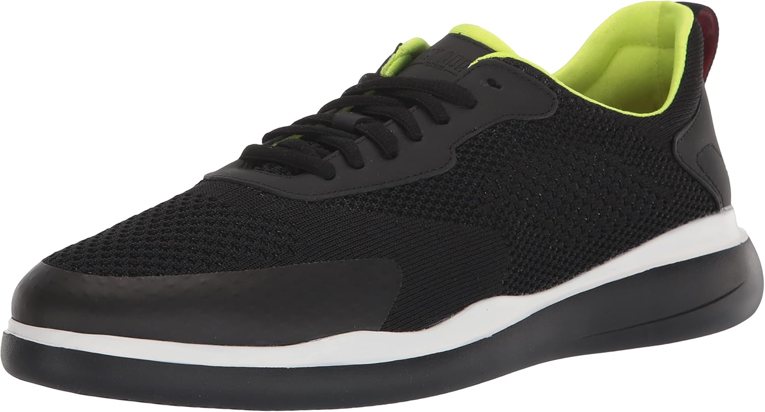 Stacy Adams Men's Maxson Lace Up Sneaker, Black, 9.5