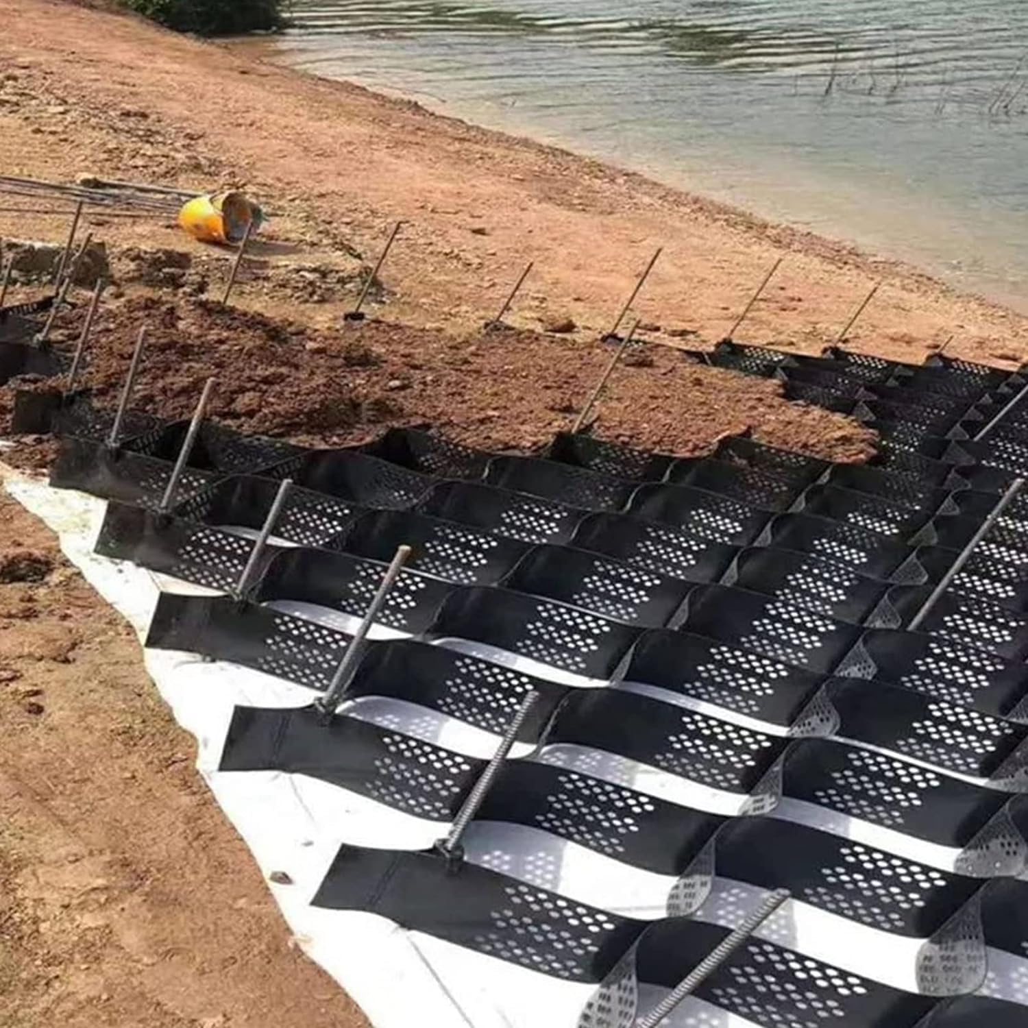 Geogrid grille de sol pavé d'écurie pour aménagement paysager 8x6m